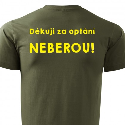 Děkuji za optání, neberou